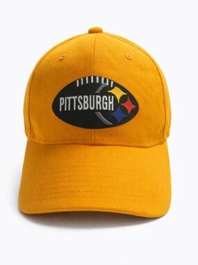 Pittsburgh Steelers Gold Strapback Hat Urban Style NFL Adjustable Cap